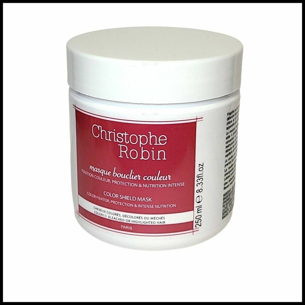 Christophe Robin Color Shield Mask for Colored Bleached Hair Full Size New